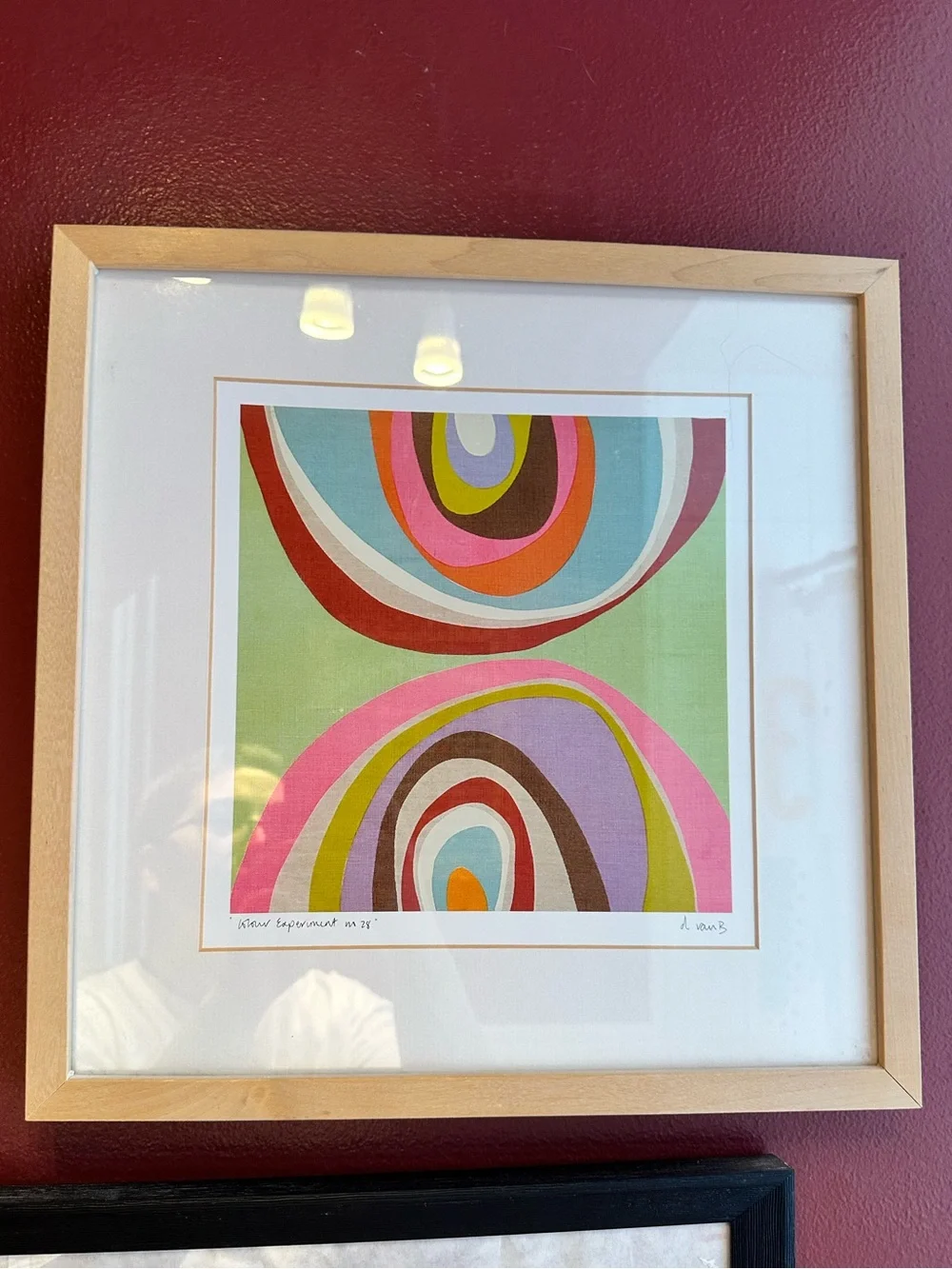IKEA D Van B 'Colour Experiment No. 28’ Signed Lithograph 1999, 15 x 15in